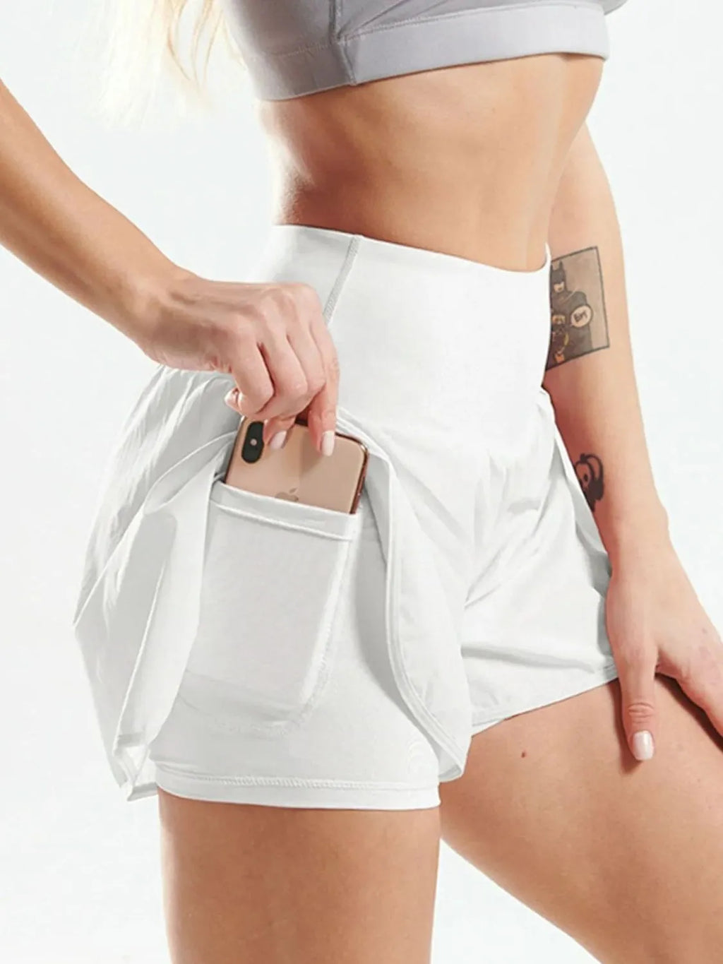 Pocketed High Waist Active Shorts ee90ecd1-d9a3-47a8-a386-0c26150be566-Max-Origin