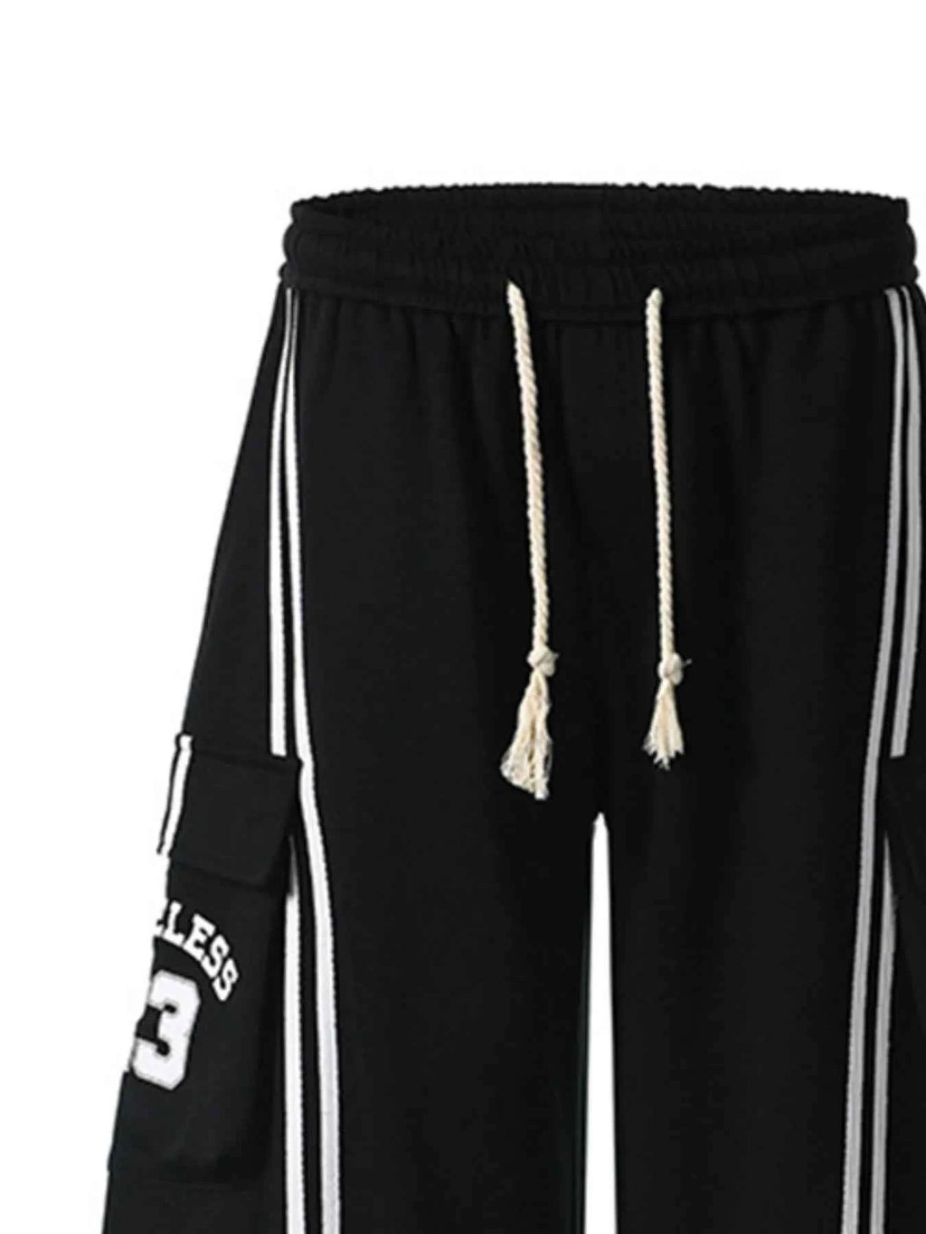 Drawstring Side Striped Wide Leg Pants ef36e149-5f0b-43b3-9ad9-4d03c270989a-Max-Origin