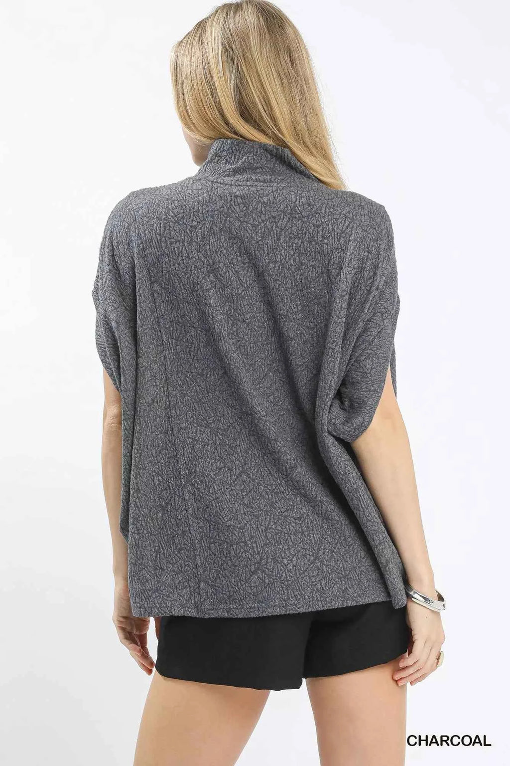 Umgee Textured Mock Neck Relaxed Top efb0334f-40f4-4f6e-ab38-3bd4e06dcc1b-Max-Origin