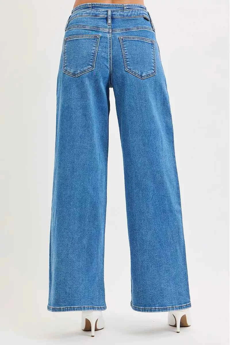 RISEN Full Size Mid Rise Fit Wide Leg with Pleated Detail Jeans Plus Size effa5c07d3b7433ea3c8029f0bba7feb-Max-Origin