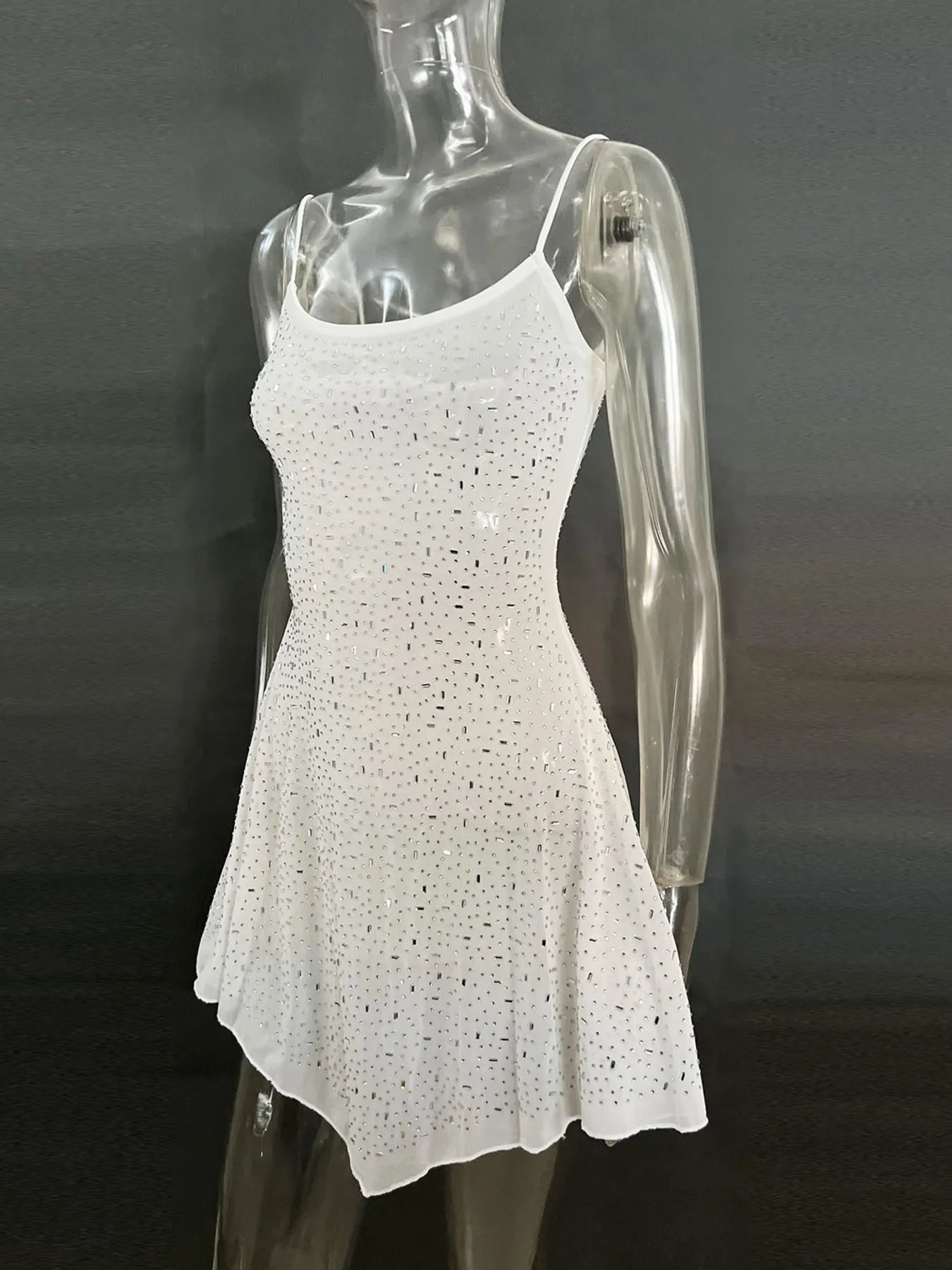 Rhinestone Decor Mini Cami Dress f049e45940fe47938f250155a8357f09-Max-Origin