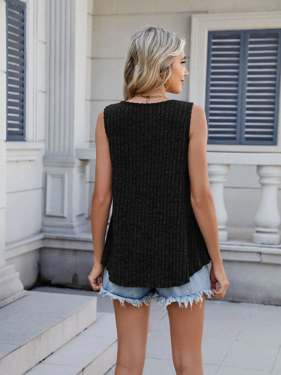 Ribbed Round Neck Tank f1ca172a-e48e-4762-99cc-1db2256f2efd-Max-Origin