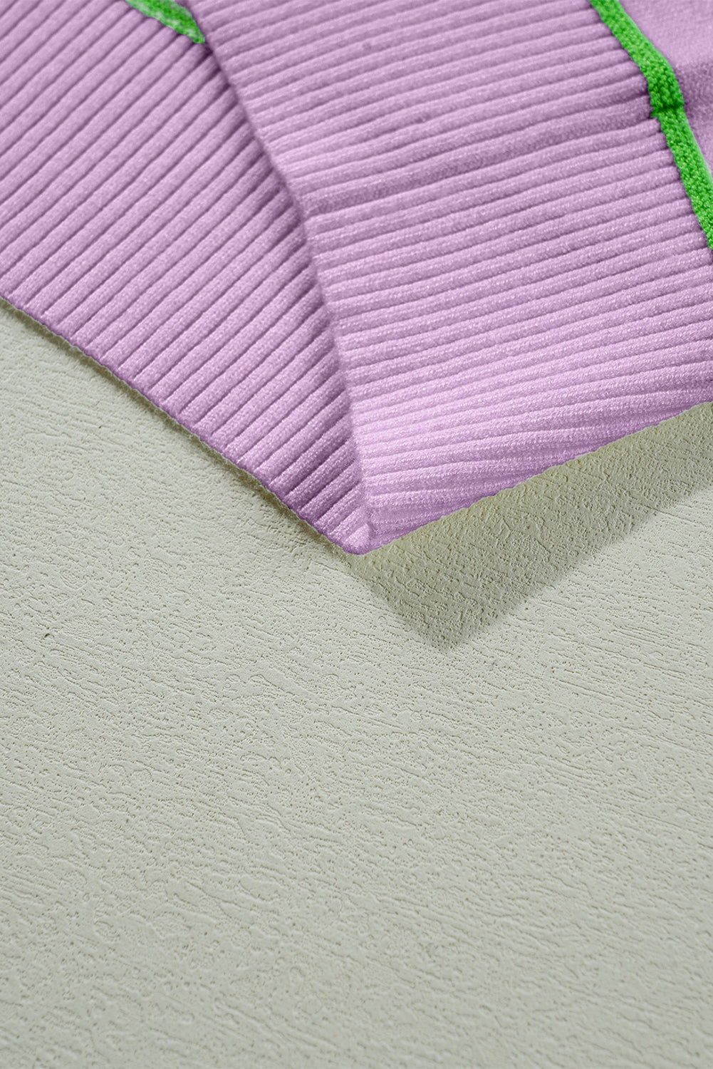 Orchid Petal Striped Half Sleeve Drop Shoulder Sweater f1dab4db133bd2bf