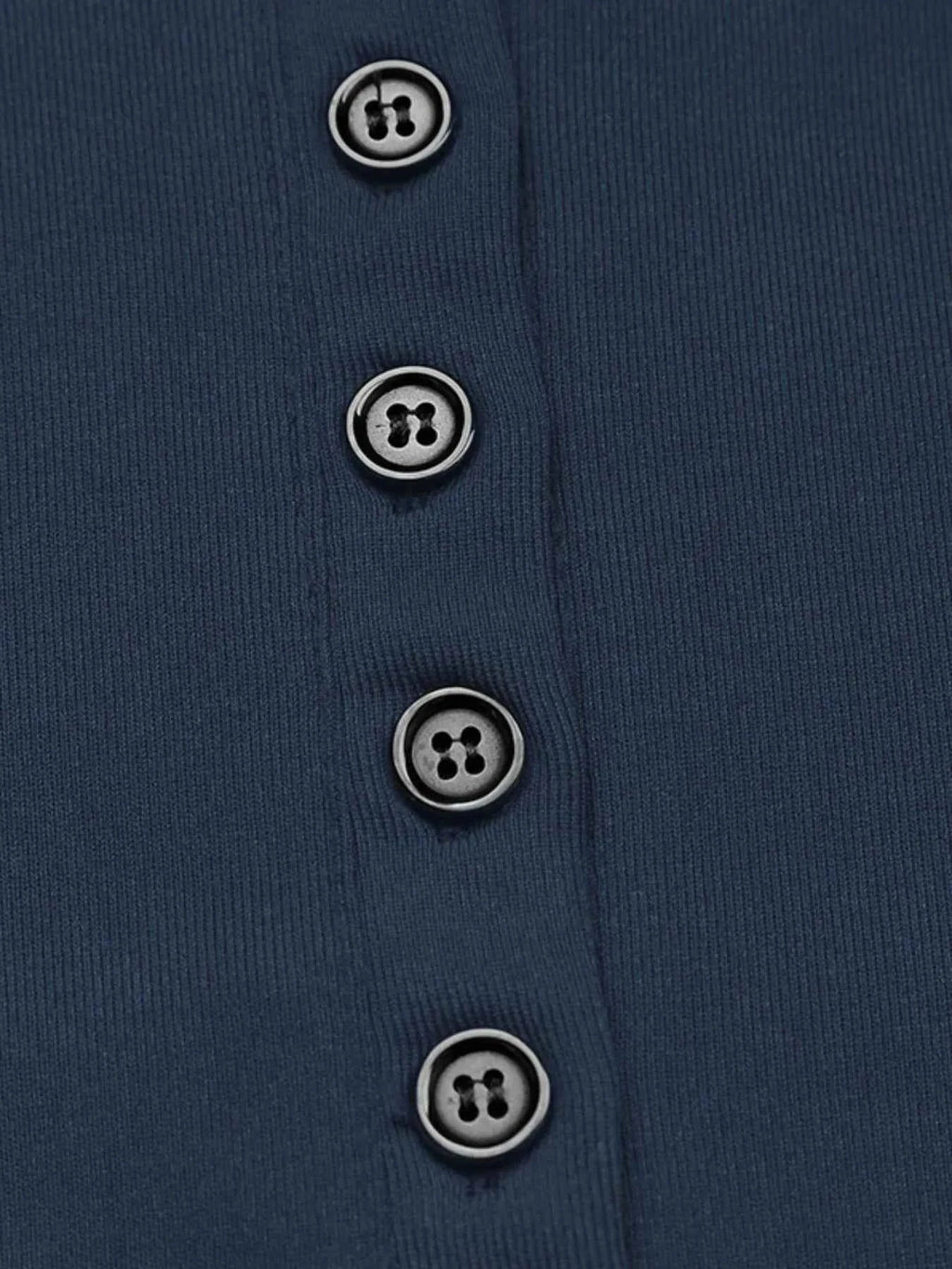 Long Sleeve Button Front Fitted T-Shirt f1db8c73-27a4-4cd9-a50f-f2fea0515e13-Max-Origin