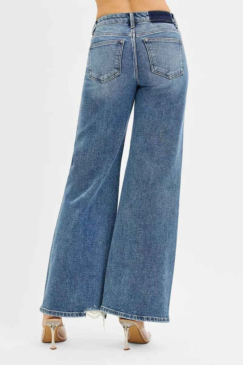 RISEN Tummy Control Mid Rise Fit Wide Jeans f1ecf65d323d4f4e91a401f5d329eac0-Max-Origin