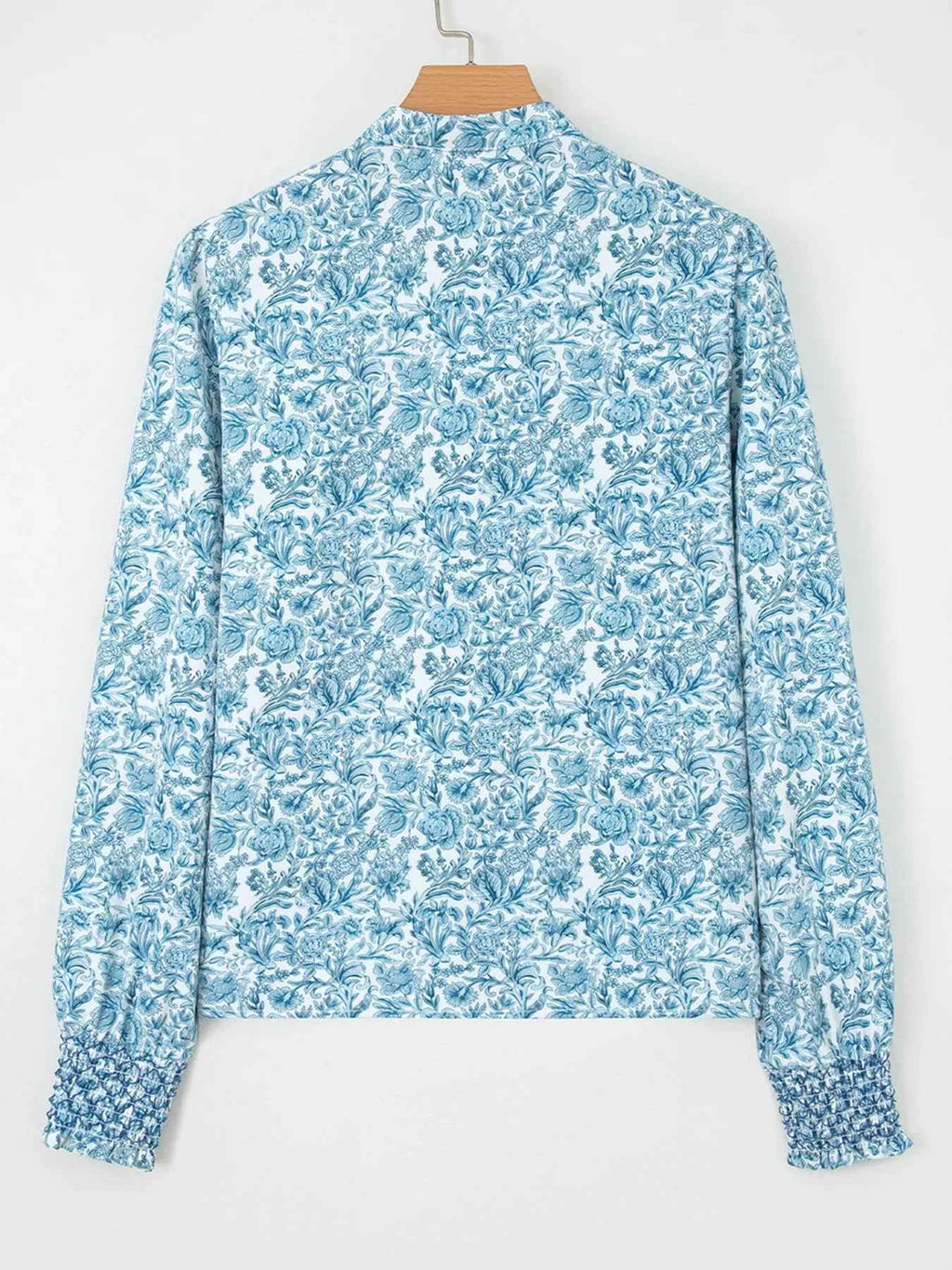 Floral Button Up Puff Sleeve Shirt f32d57b6df0440cca3fc703f924de38e-Max-Origin