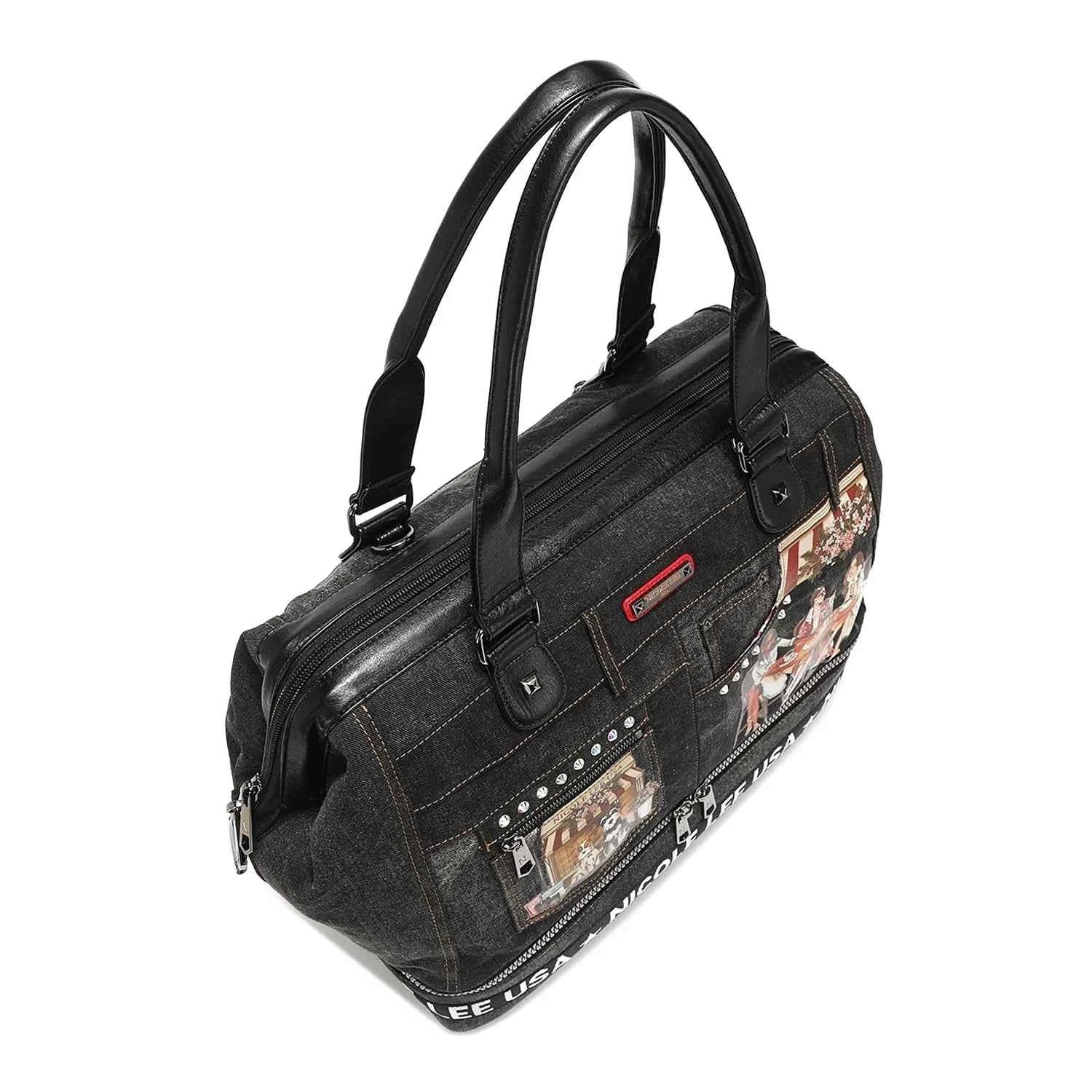 Nicole Lee USA Denim Sisters Secret Weekender Travel Bag f39c8ac8f34a4775b8659cfa5719e56c-Max-Origin