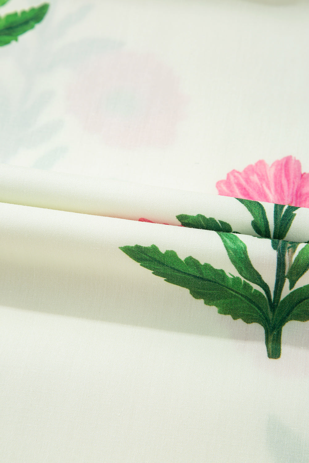 Blue Striped Trim Short Sleeve Split Neck Floral Mini Dress f3c43c22b27b82d6