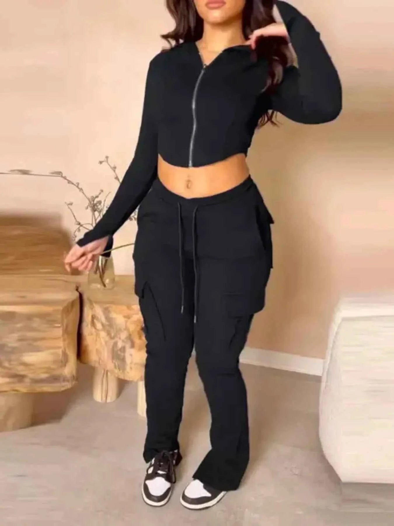 Full Size Zip Up Long Sleeve Hooded Top and Cargo Pants Set Plus Size f45a7ad1b1eb42c0a18c1032247edd0f-Max-Origin