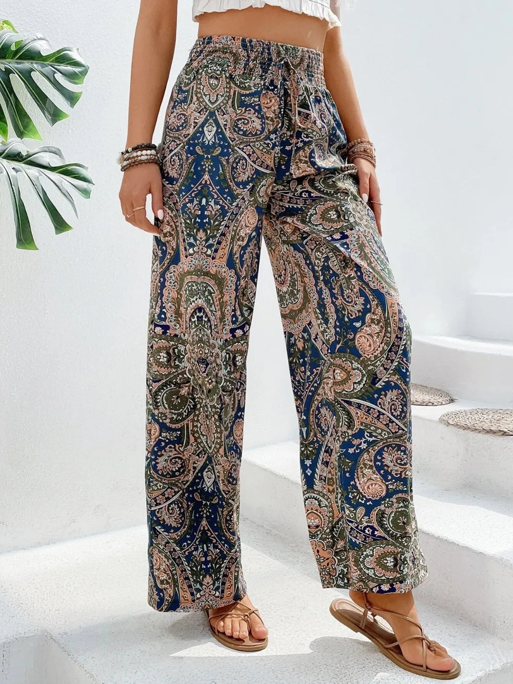 Printed Wide Leg Pants f51657c7-394a-4dcb-91d6-862f98973fcf-Max