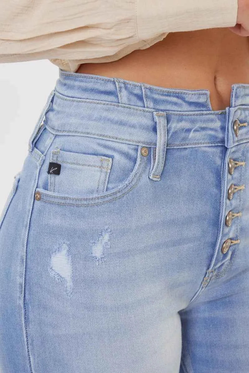 Kancan Curvy High Rise Flare Jeans f5484b520d5e4ec1b01c9d87f75b7829-Max-Origin