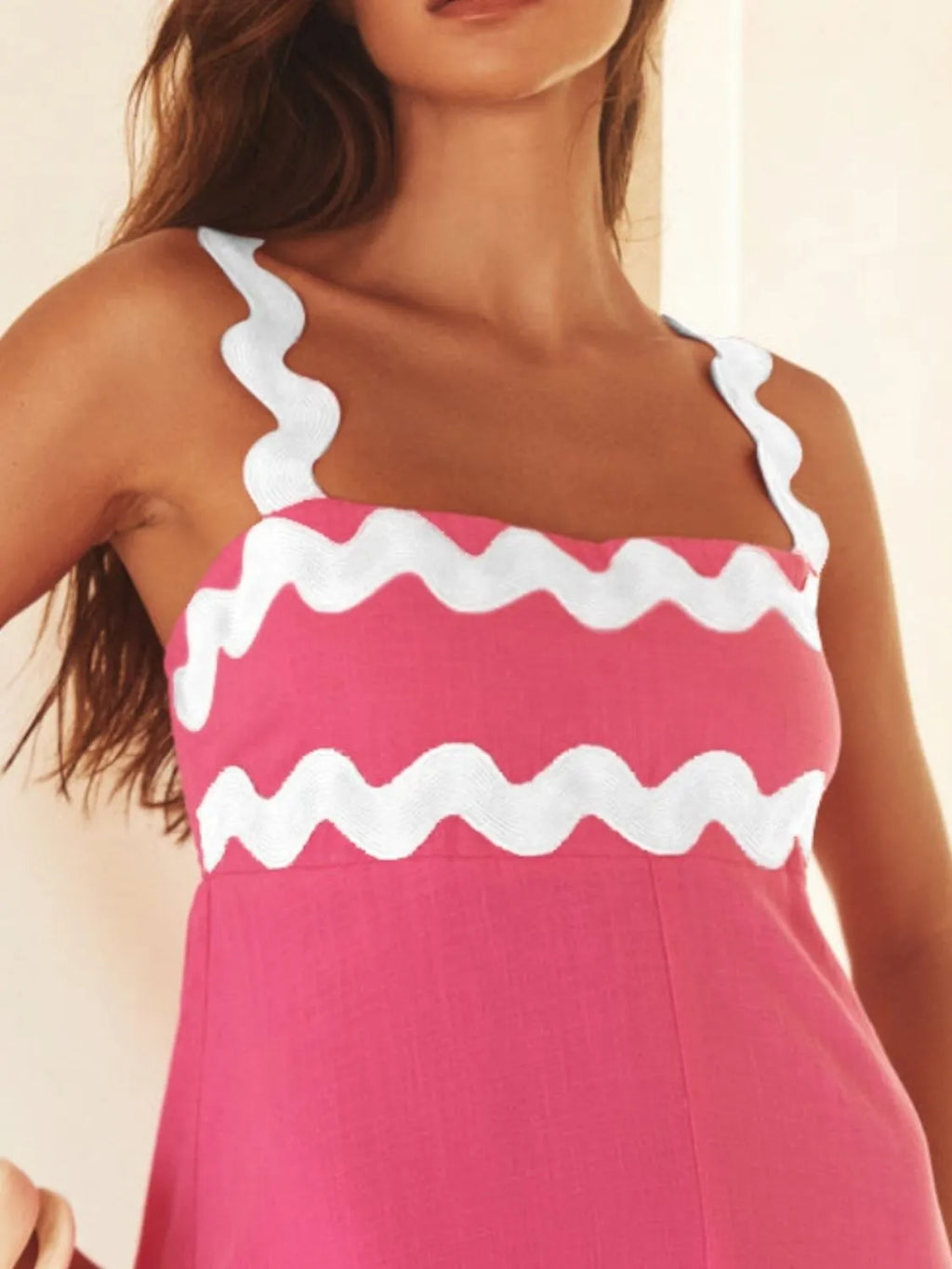 Contrast Trim Square Neck Maxi Cami Dress f5753dc4-011c-4b60-a134-a82bd85cb079-Max-Origin