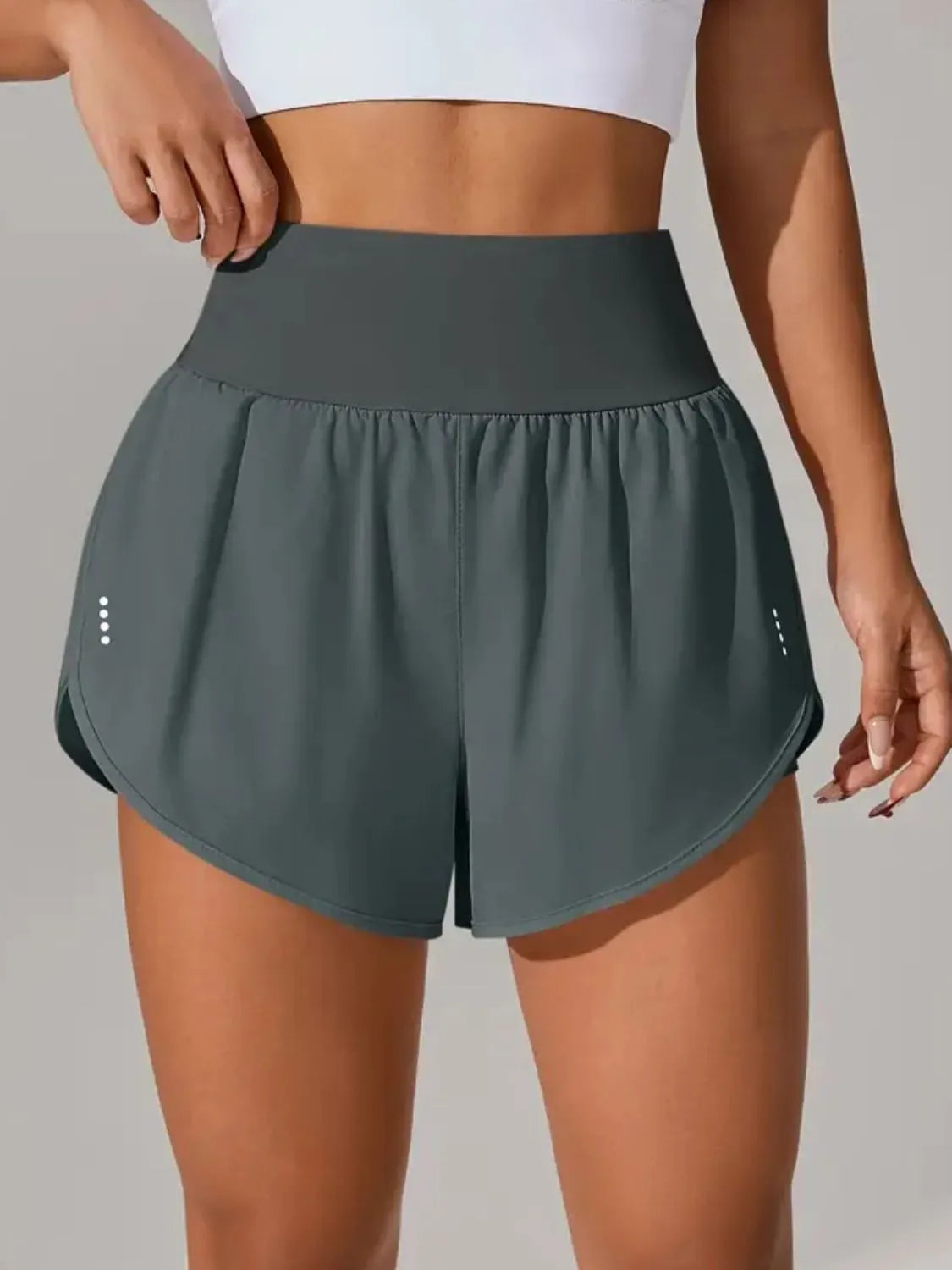Pocketed High Waist Active Shorts f5a8ae62-00b2-4516-aeaa-d3bca365dfdd-Max-Origin