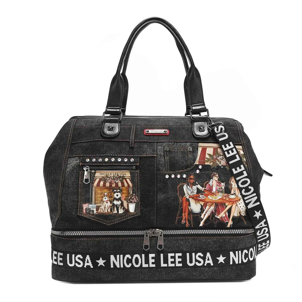 Nicole Lee USA Denim Sisters Secret Weekender Travel Bag f60af7533d0748c498e0f287618e1dfc-Max-Origin