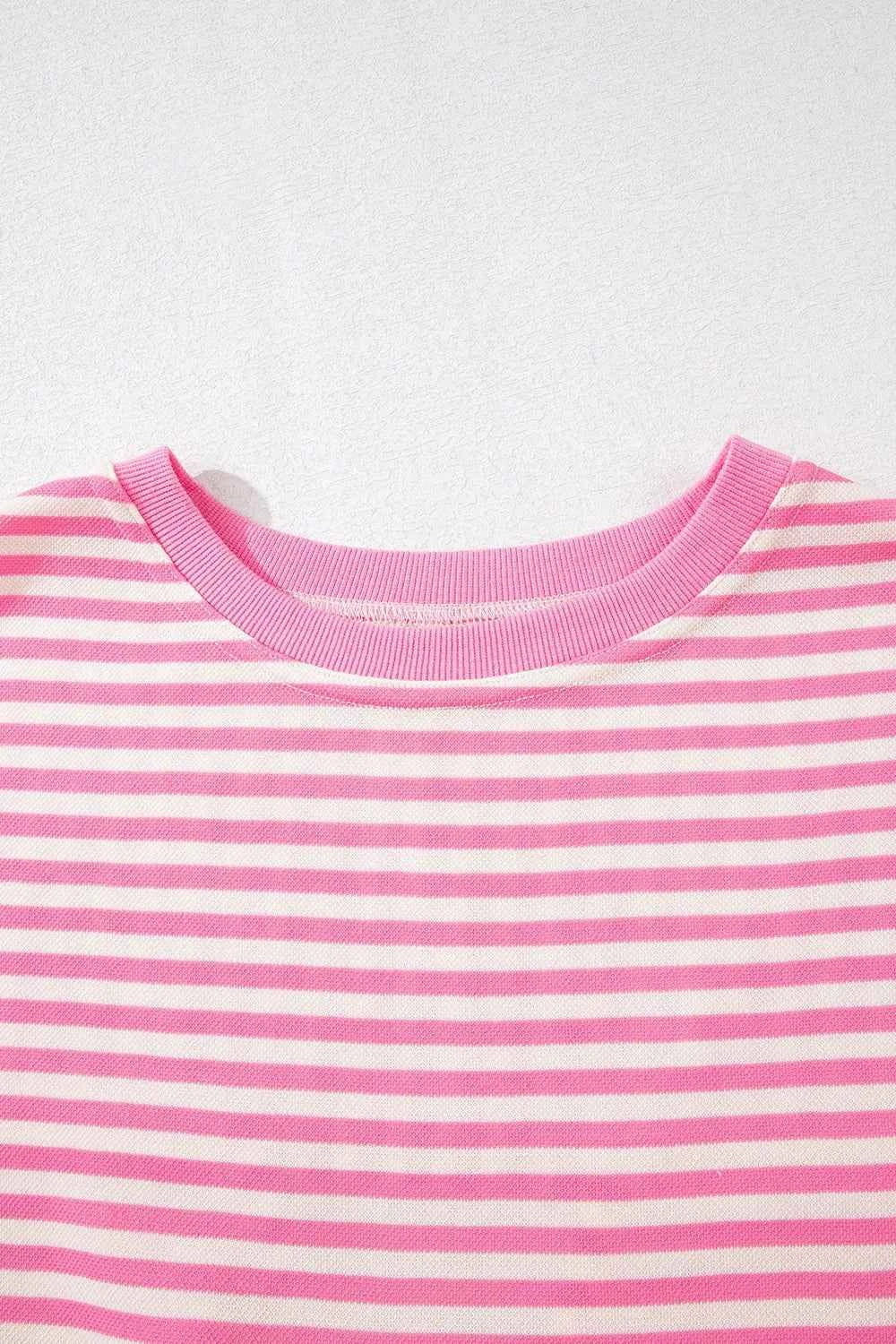 Striped Tie-Back Blouse with Cutout Detail f629fe0a-151a-4a04-baba-b0084940af71-Max-Origin