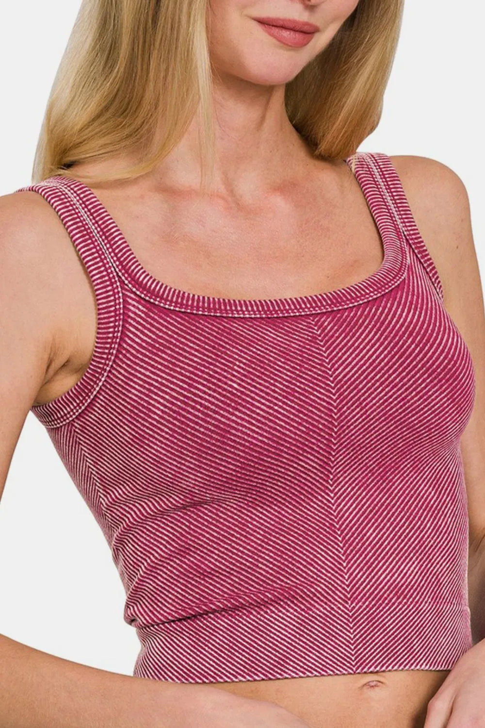 Zenana Washed Ribbed Scoop Neck Wide Strap Tank f6580506-ae43-45af-b911-7ac0a086fa48-Max