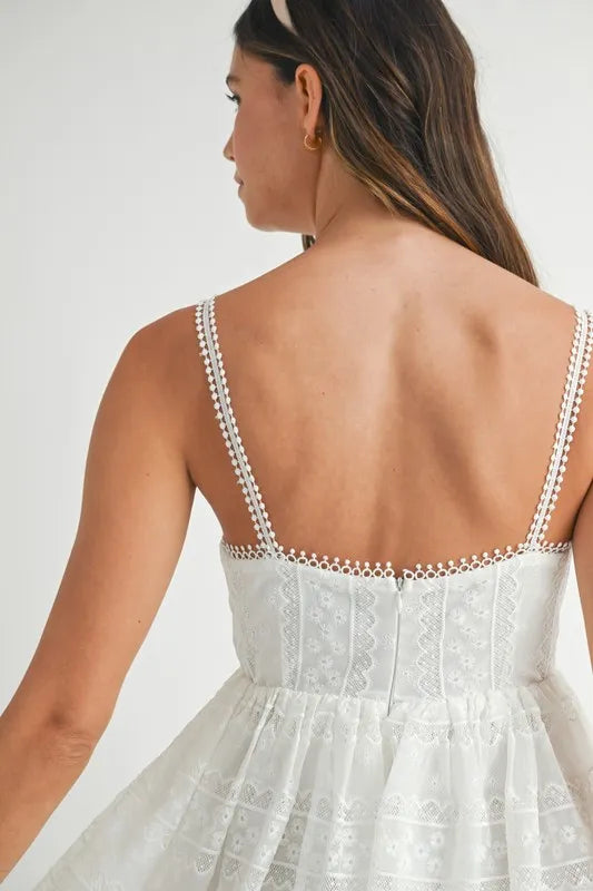 MABLE Eyelet Lace Babydoll Mini Cami Dress f68c0751f0c0414e8a49b66703489e2a-Max-Origin