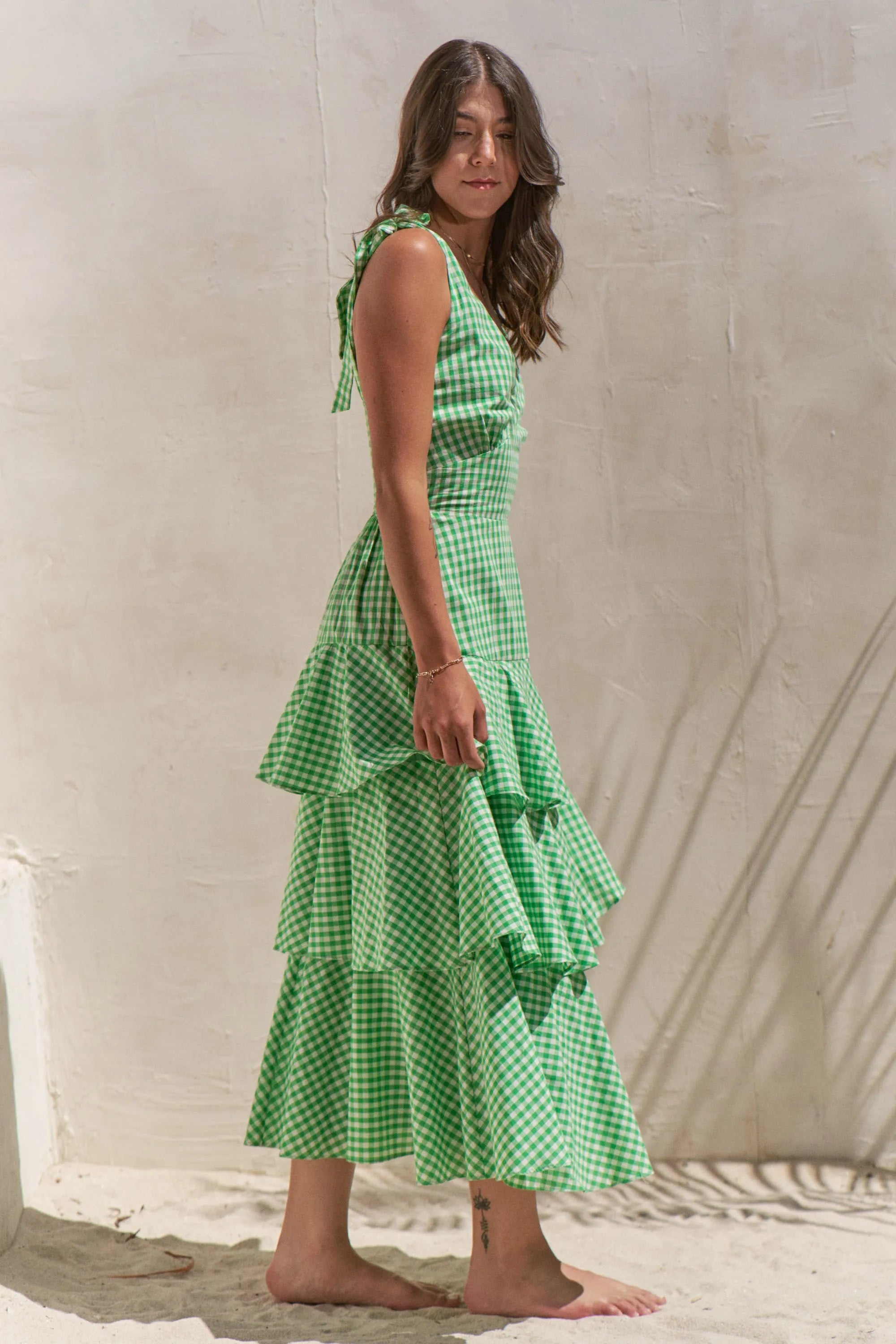 Jade By Jane Full Size Sleeveless Gingham Print Tiered Midi Dress Plus Size f6a7ff95184641328d3ddf448e27bfa8-Max-Origin