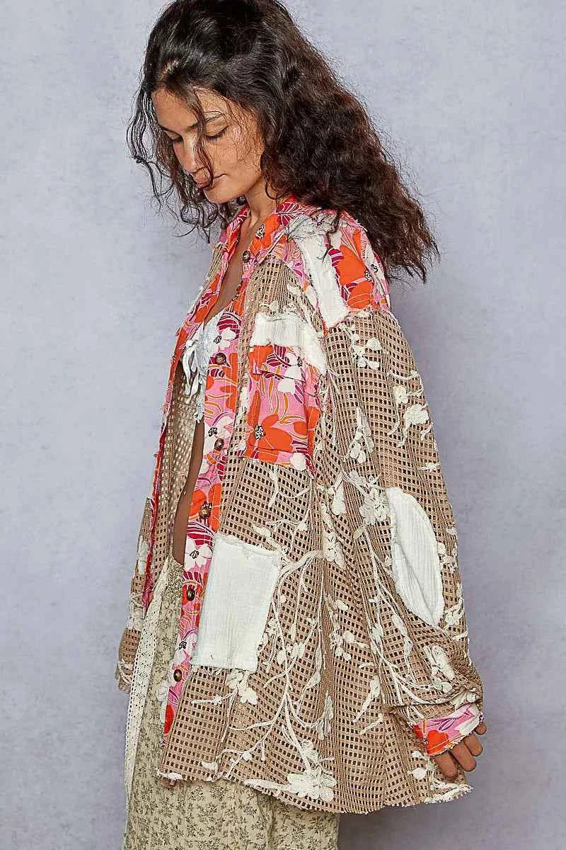 POL Floral Print Crochet Button Up Shirt f6ac05a8-ad21-4b35-9044-15f80e6488c6-Max-Origin