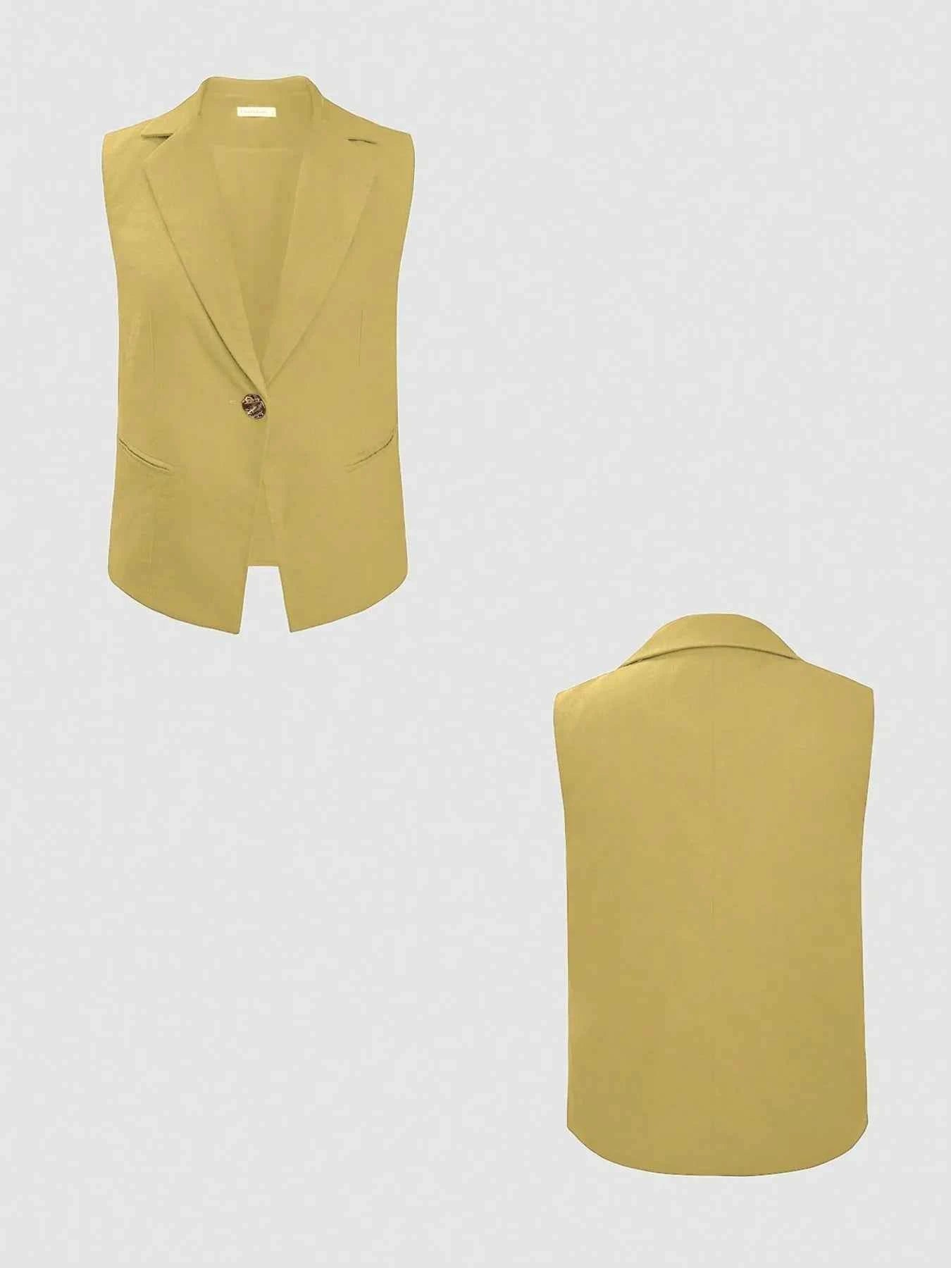 One Button Sleeveless Top and Pants Set f6ada64f-3831-4155-a08c-7e3040b6938d-Max-Origin