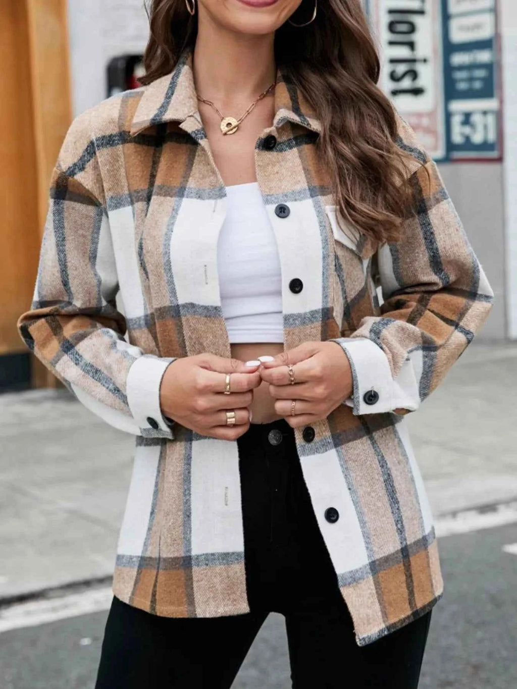 Plaid Button Up Long Sleeve Shirt f7197a45-526e-492c-b25a-618f44f516fa-Max-Origin