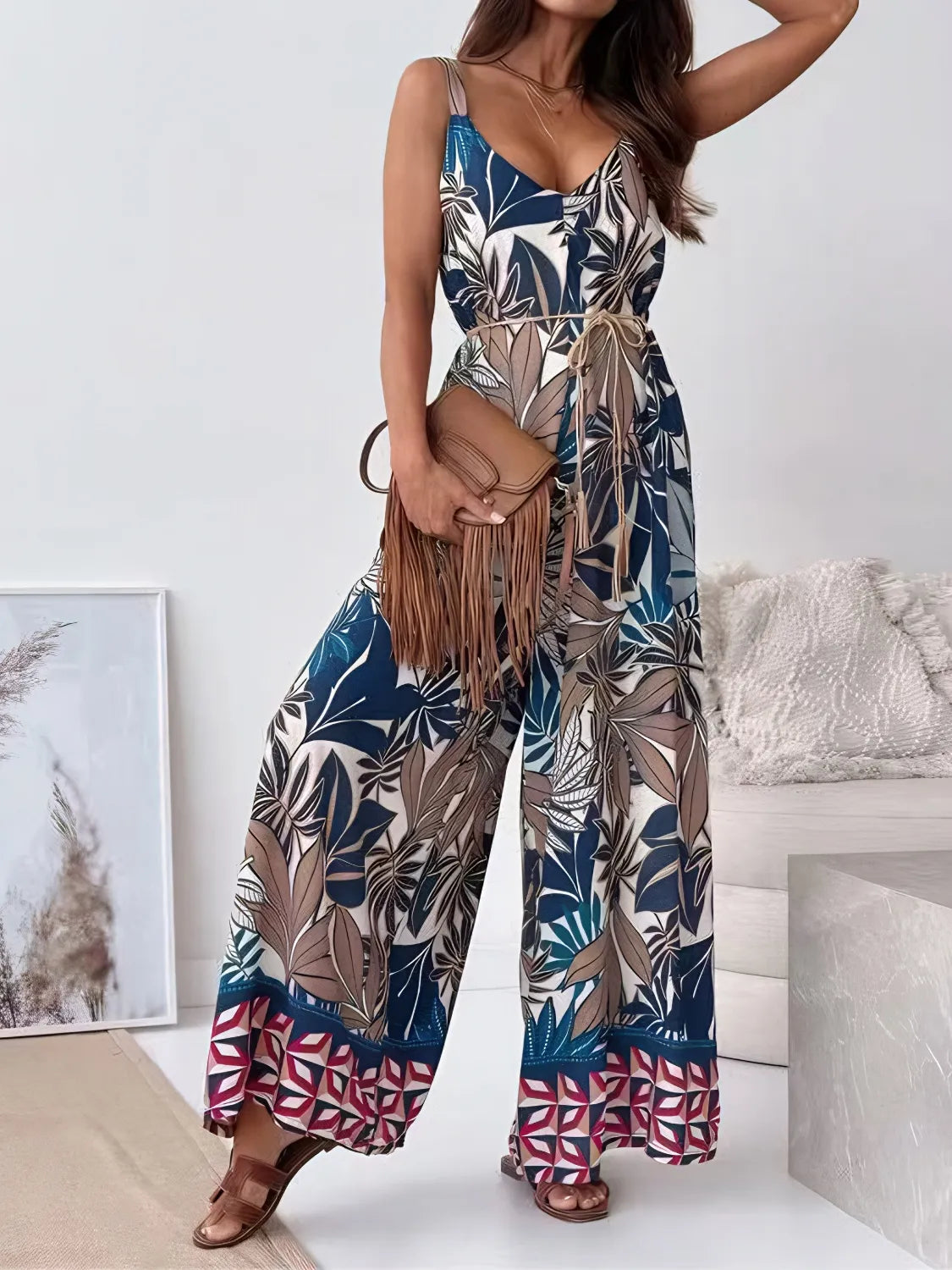 Printed V-Neck Wide Leg Jumpsuit f7ae63e3-cb85-4d9e-9ce5-0341c86becad-Max-Origin