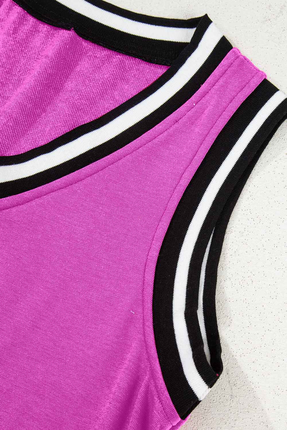 Mint Green Contrast Trim V Neck Sleeveless Mini Dress f83a62a48ee75b5d