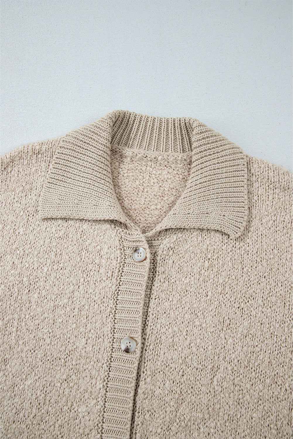 Jet Stream Collared Drop Shoulder Button Up Cardigan with Pocket f8c47f554fdf484d