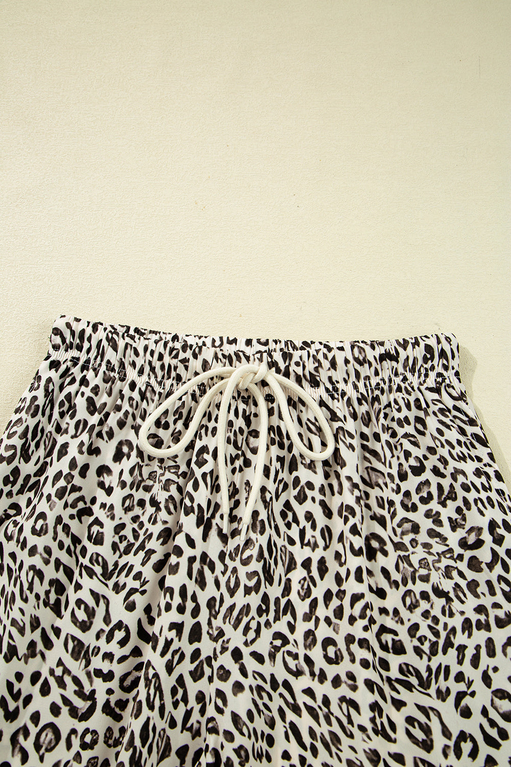 Brown Leopard Drawstring Loose Pants f8da39fbd13c55ef