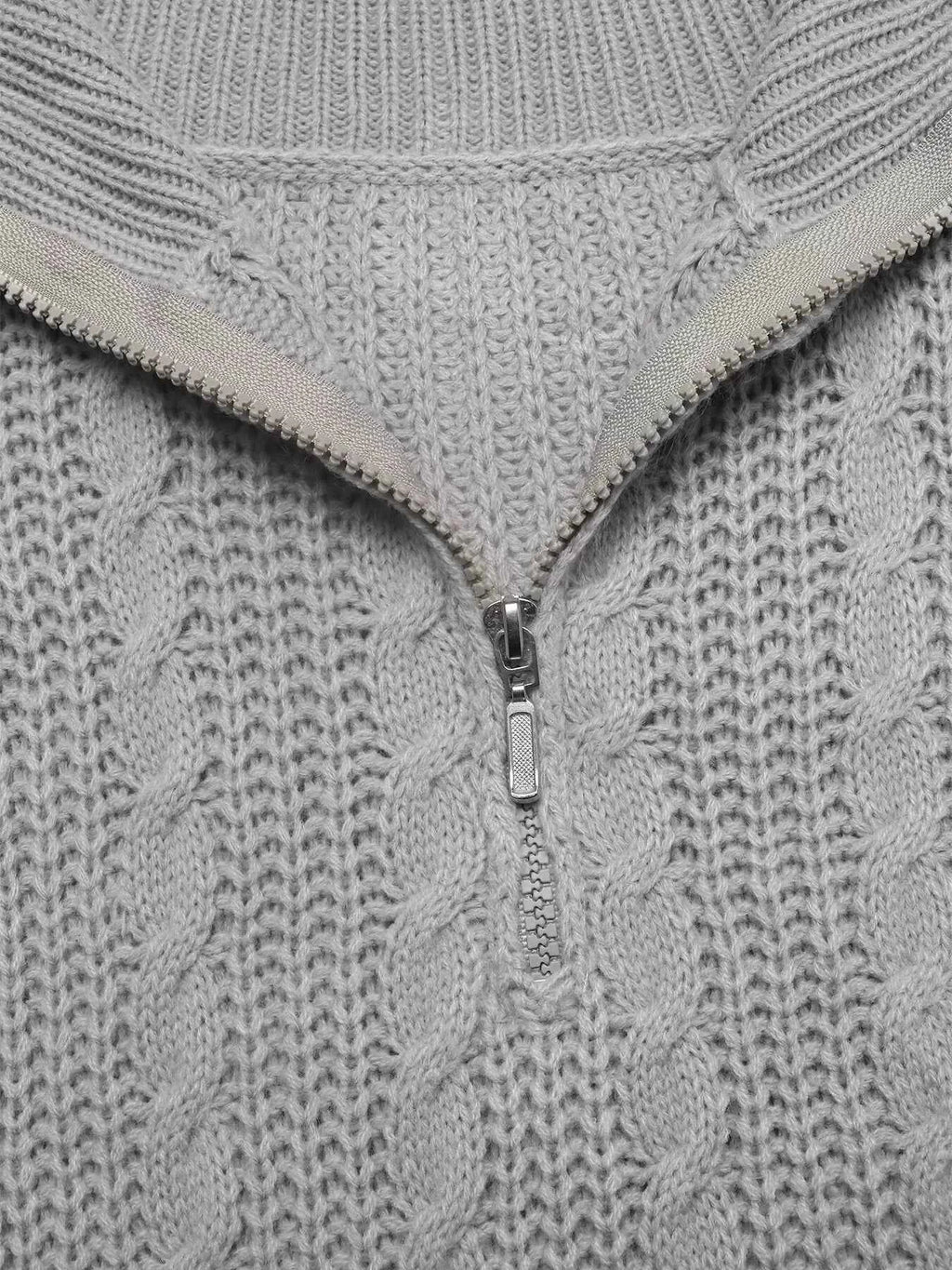Cable Knit Half Zip Sweater f9555b5ec6f54c07b0fd2dab5b0ba508-Max-Origin