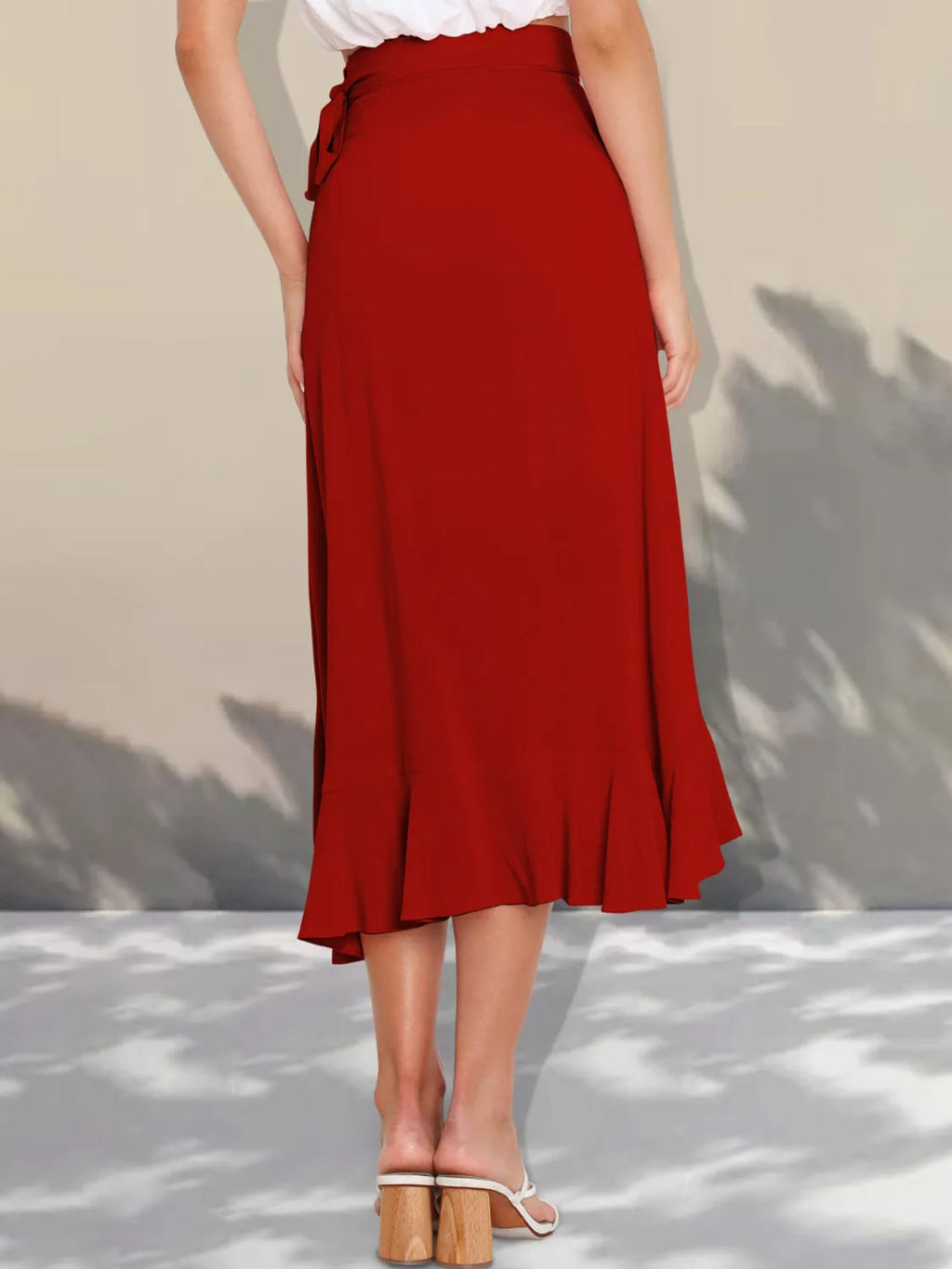 Ruffled Hem Tied Skirt f960f264-60a2-4c67-a7c1-a3313639692b-Max-Origin