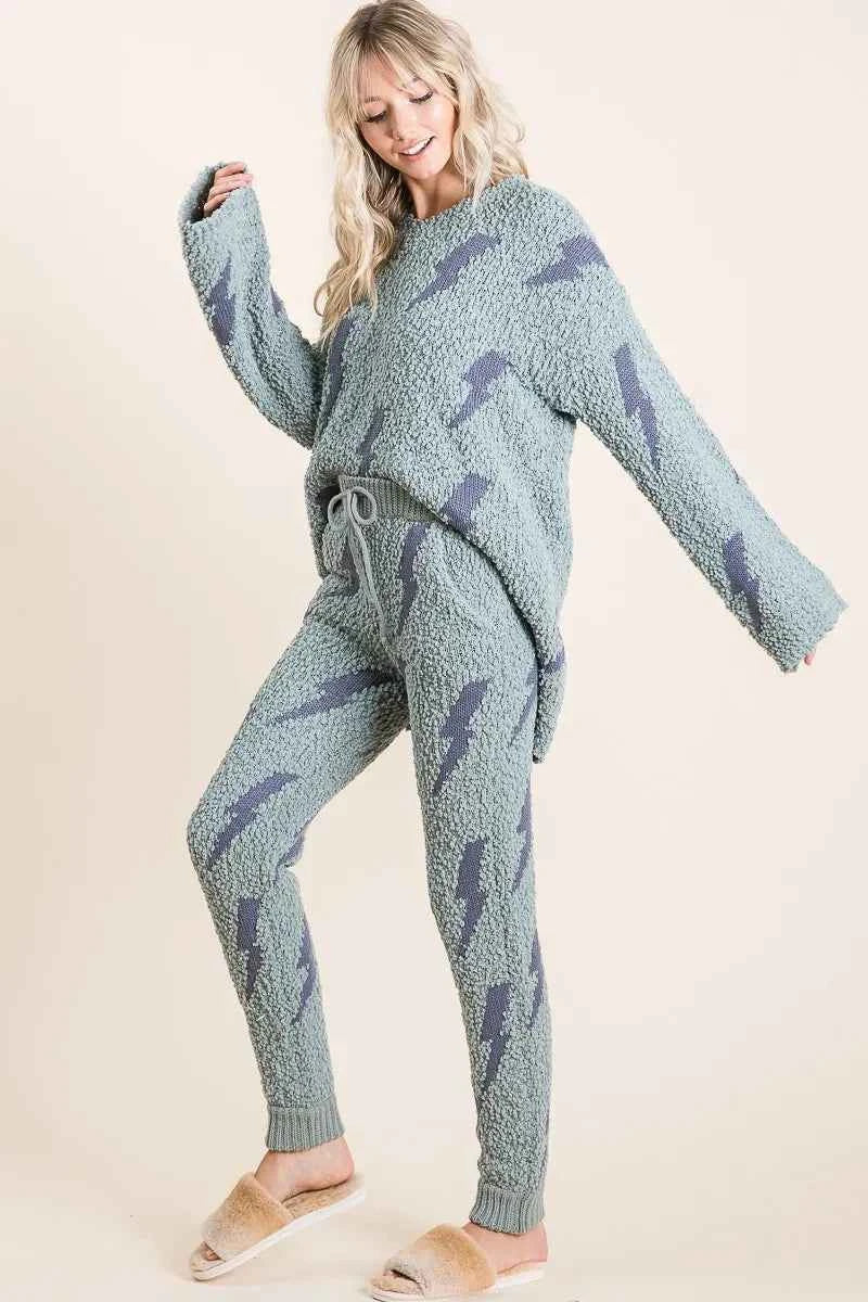 BiBi Cozy Soft Hairy Popcorn Sweater Pants f9bbd3c98ce5446c8ee5081772737c98-Max-Origin