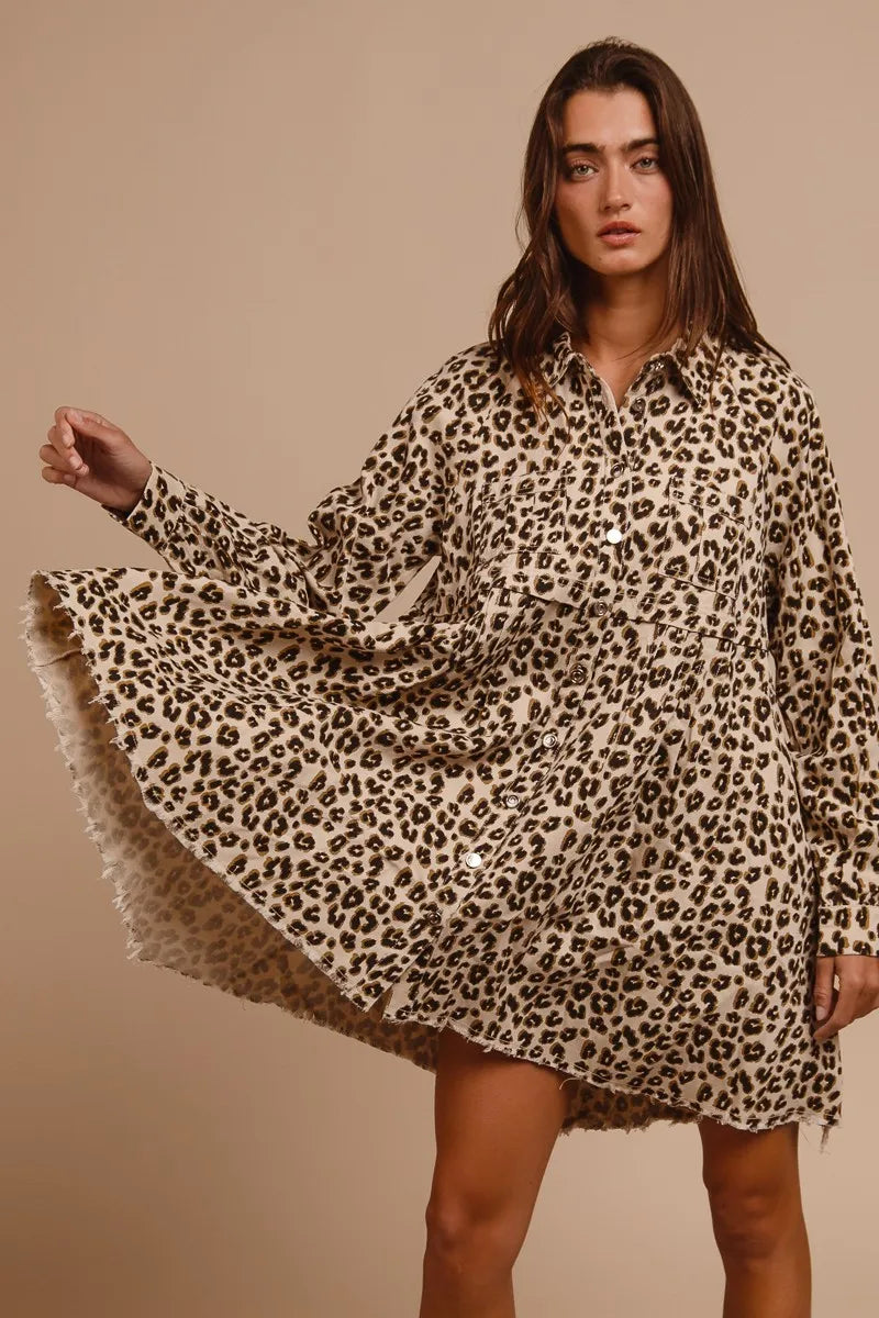 BiBi Washed Denim Button Down Dress with Side Pocket fa7cbd471e4146a399446c9e0d8c0abb-Max-Origin