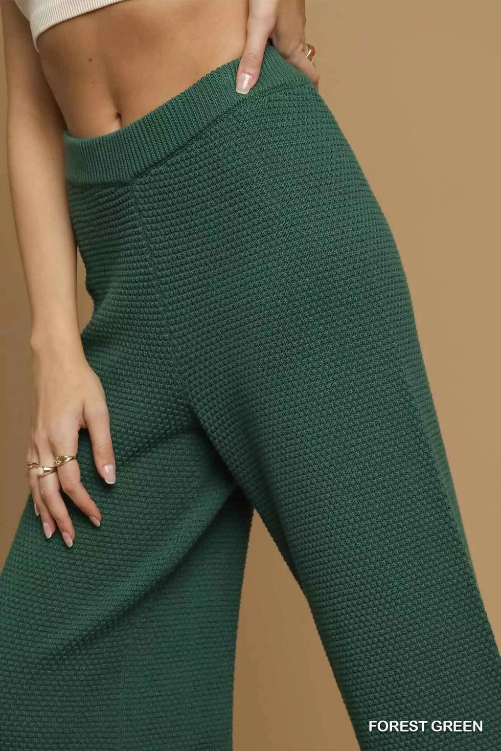 Umgee Textured Knit Wide Leg Pants fab9b18a-2a52-41a4-831b-94496fb79640-Max-Origin