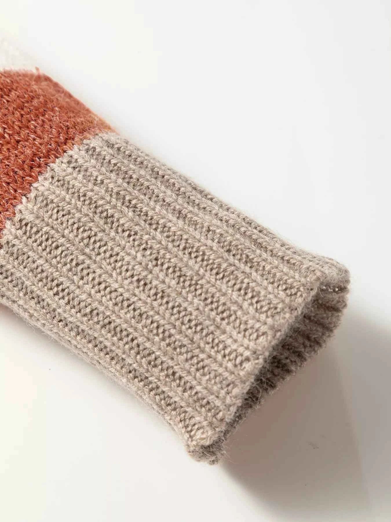 Multicolour Stripe Drop Shoulder Crew Neck Sweater fb366c81f6ec4e5bae259fcb106d14a9-Max-Origin