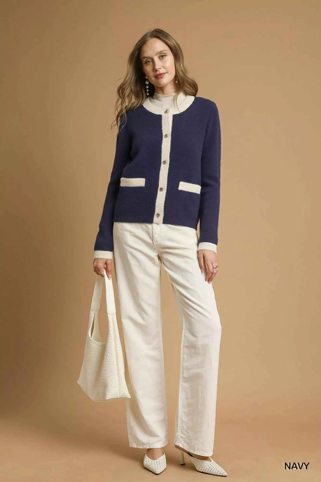 Umgee Two-Tone Button Front Cardigan fbfd0ba4-6640-467a-8ee0-2d9798960ea4-Max-Origin