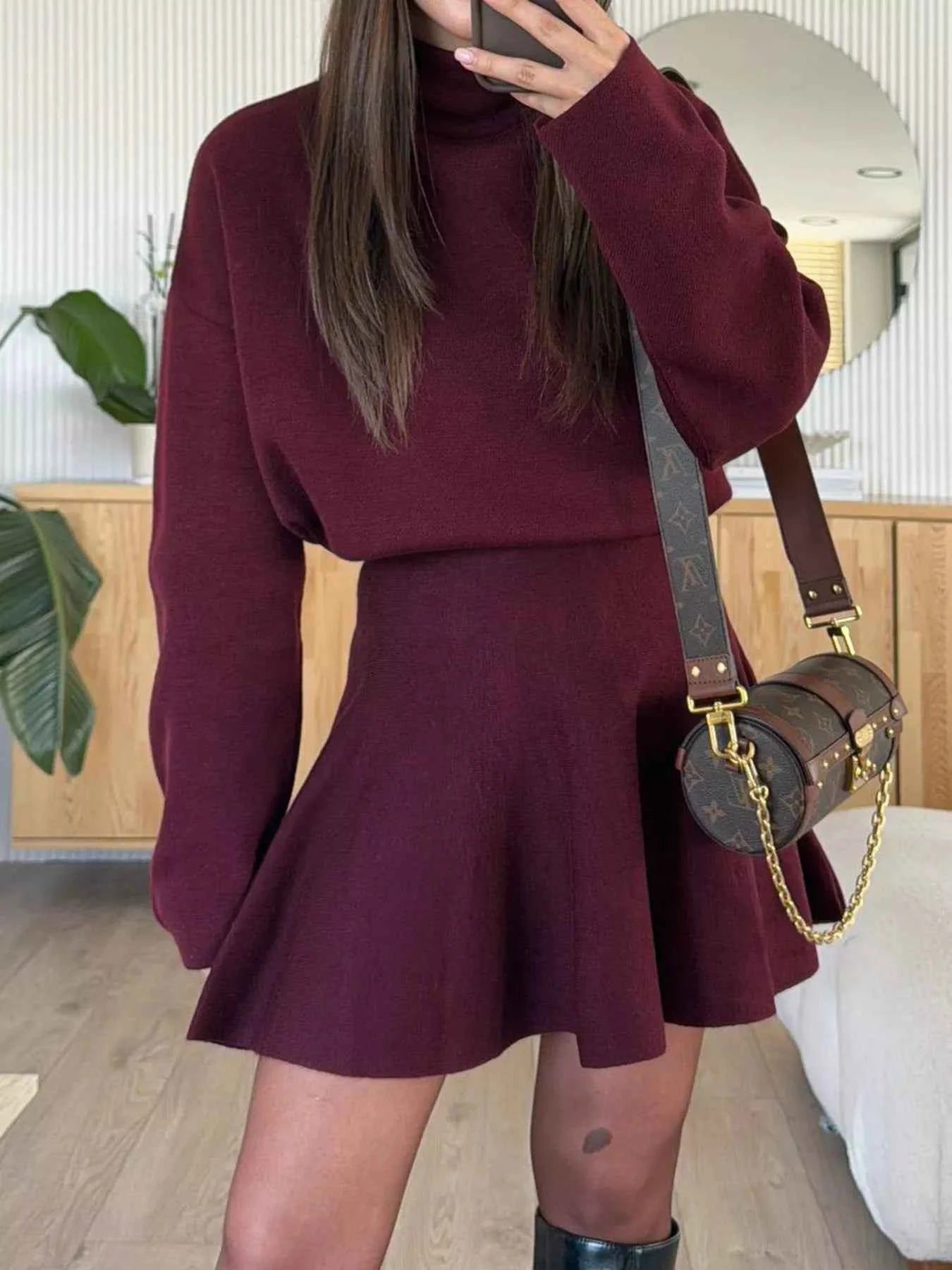 Round Neck Long Sleeve Mini Sweater Dress fc81266710b541a5b3395012aa84039d-Max-Origin