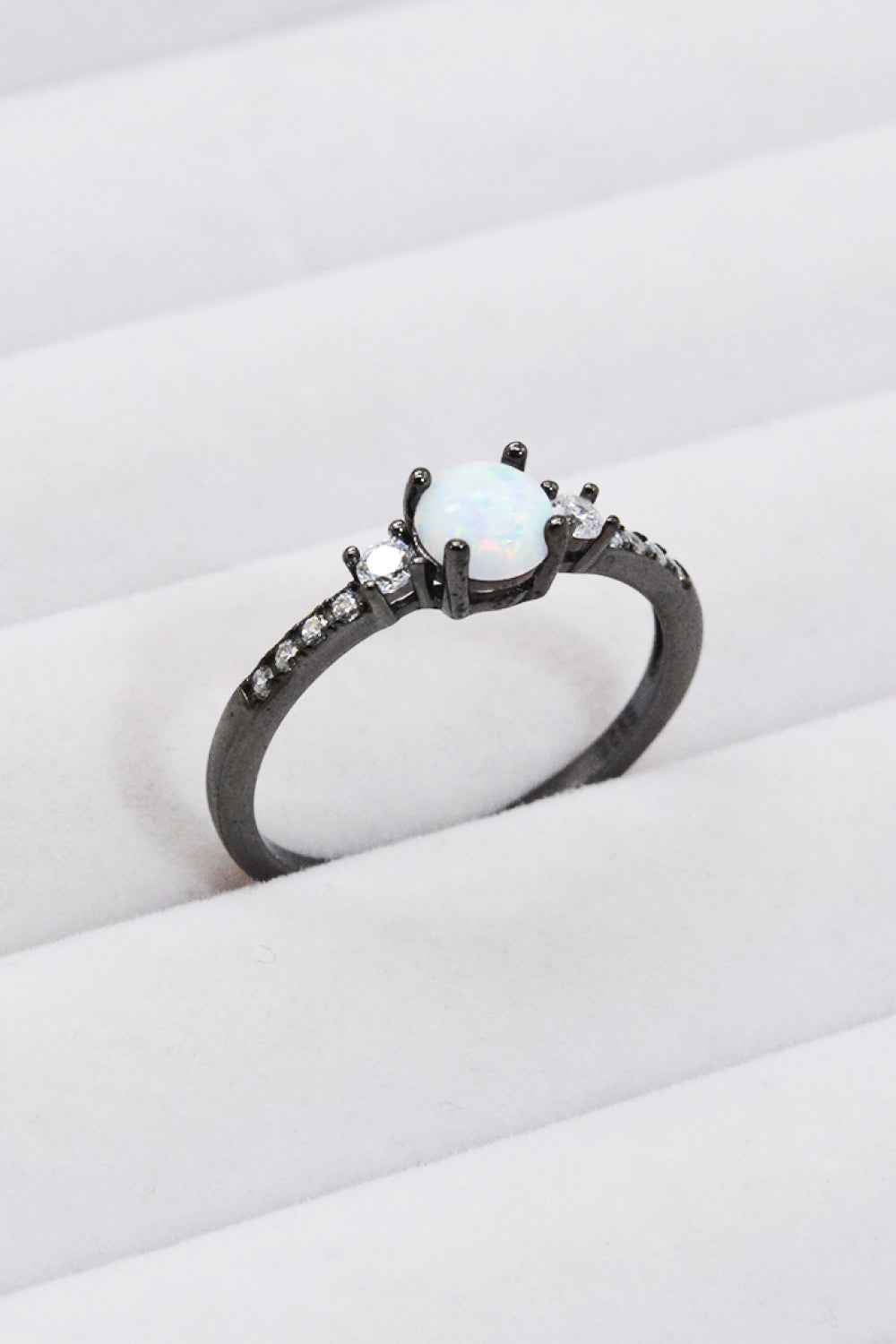 925 Sterling Silver Round Opal Ring fc9971412bf54a599ad5211e78b624c5-Max