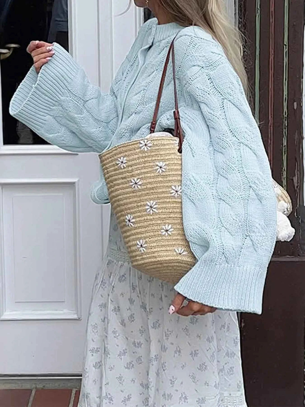 Cable Knit Button-Up Cardigan fc9a05ab2aab4a49bc9a126bfa007555-Max-Origin