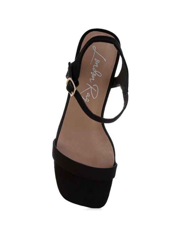 Akiya Square Toe Block Heels fcb05fc3-a5d0-4d14-961d-0fc21bf6b3d3