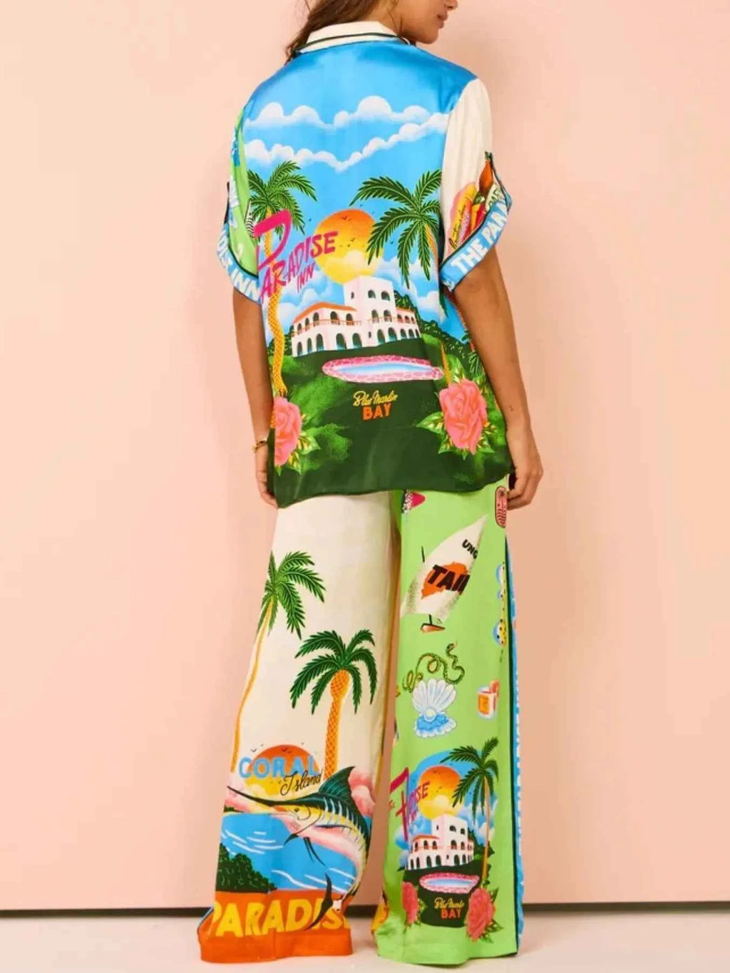Printed Half Sleeve Shirt and Wide Leg Pants Set fdcf893b-dc89-455b-9137-a178f571350a-Max-Origin