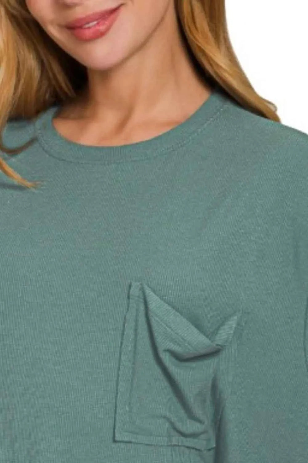 Zenana Oversized Ribbed Round Neck Short Sleeve Tee fe36f1b5-d84d-415e-b047-55072a3696b2-Max-Origin