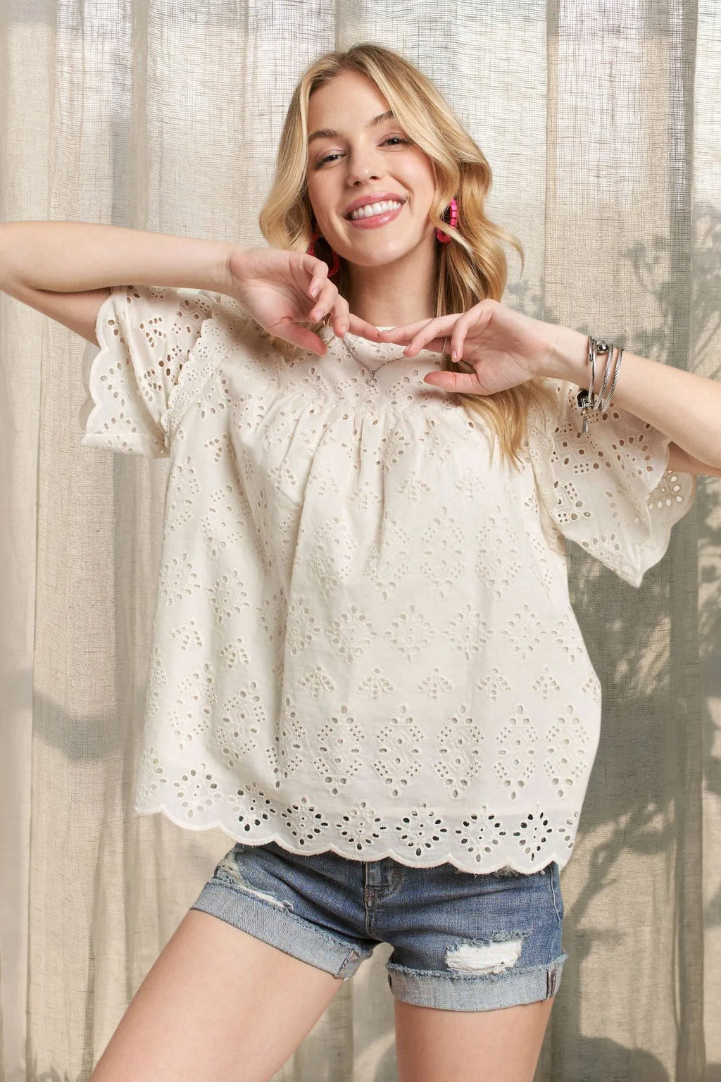 ADORA Ruffle Shoulder Blouse fe764d69ebf54680b3ff433ca9e8ce47-Max-Origin