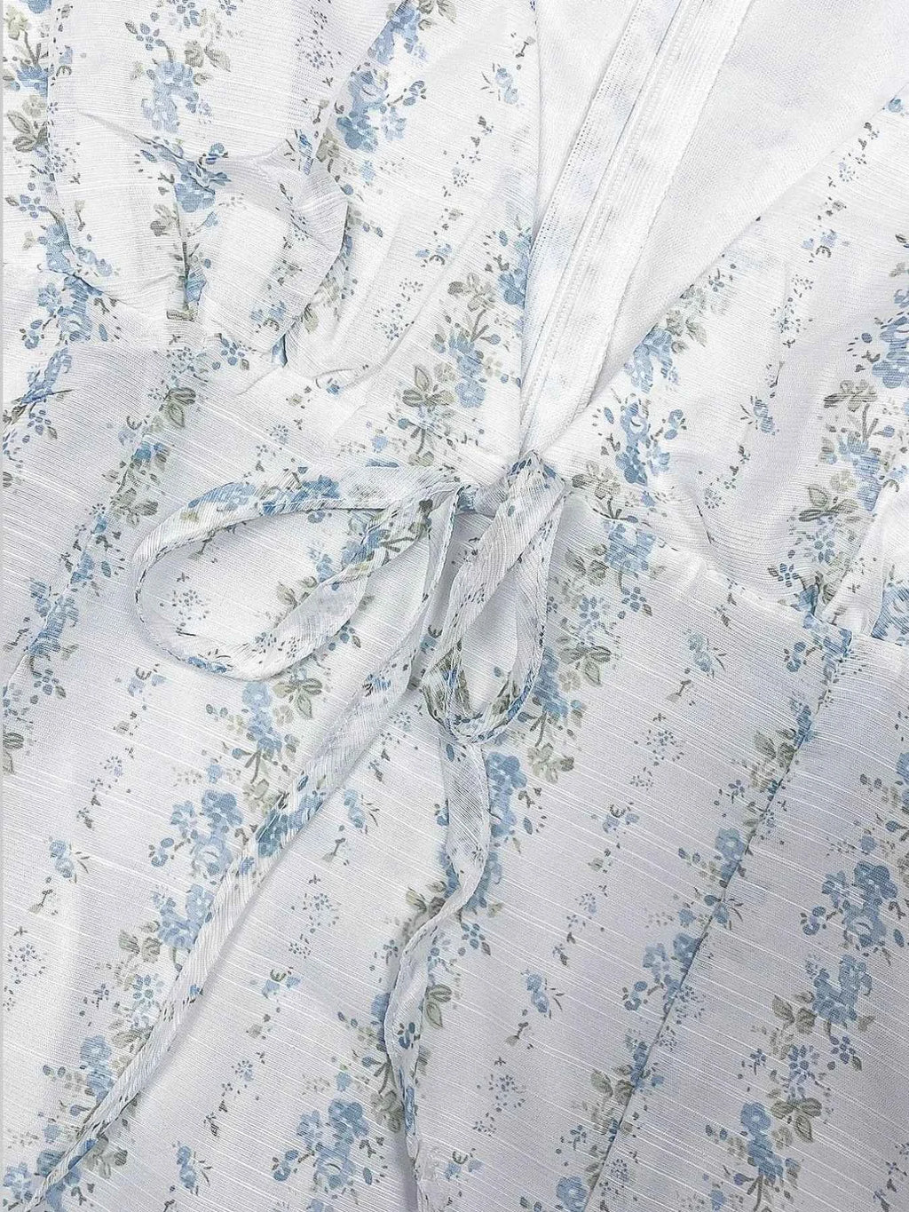 Floral Tie-Front Deep V-Neck Mini Dress fe7b4eb4-9f40-4d96-9d56-5c6b23801791-Max-Origin