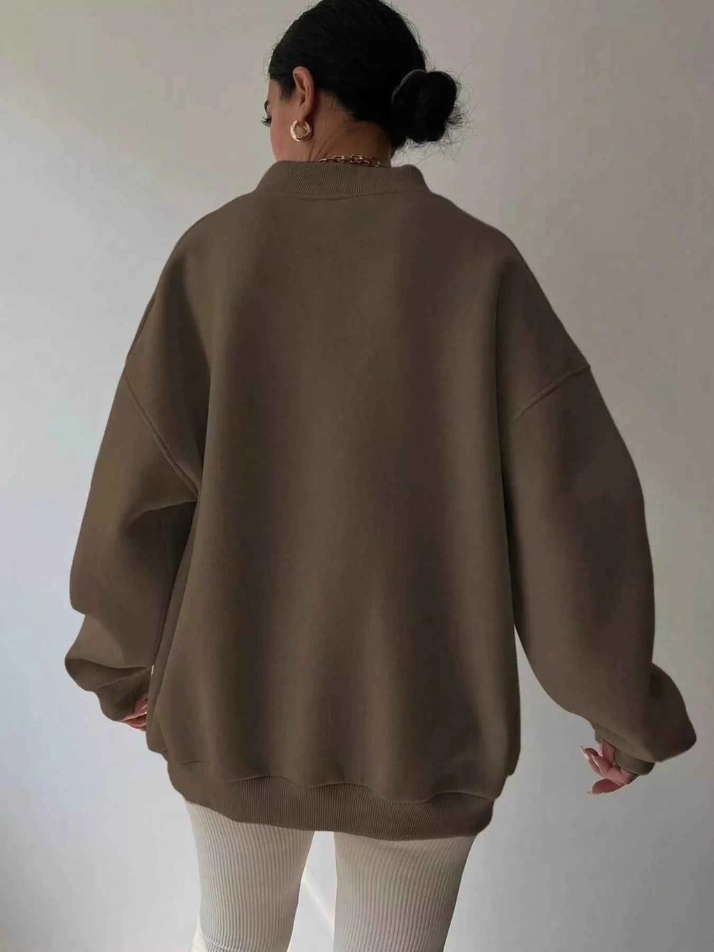 Dropped Shoulder Long Sleeve Oversized Sweatshirt ffe6bf1e7b864971ba2eaea886b91dd5-Max-Origin