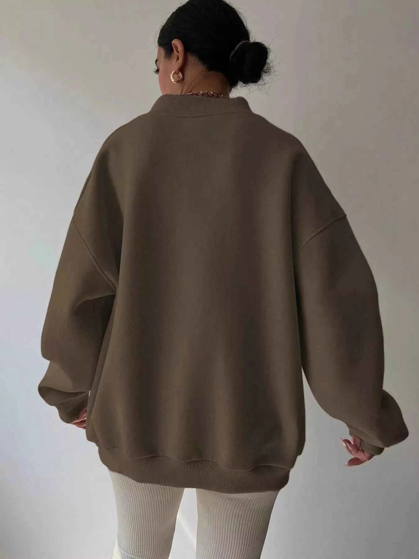 Dropped Shoulder Long Sleeve Oversized Sweatshirt ffe6bf1e7b864971ba2eaea886b91dd5-Max-Origin