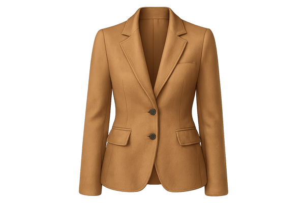 Women's jacket with transparent background