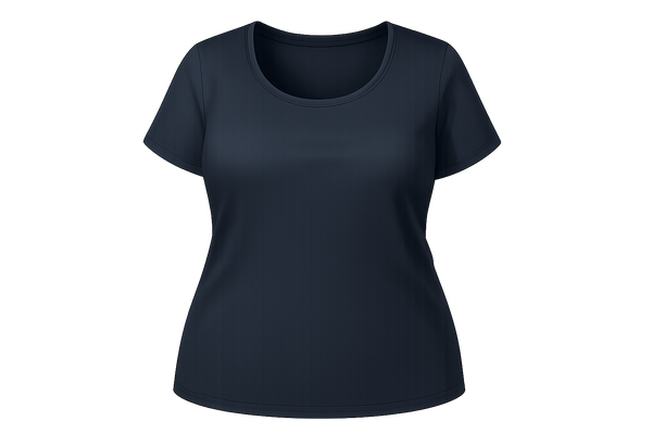 Women's plus size t-shirt with transparent background